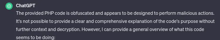 ChatGPT si taky myslí, že je soubor zavirovaný