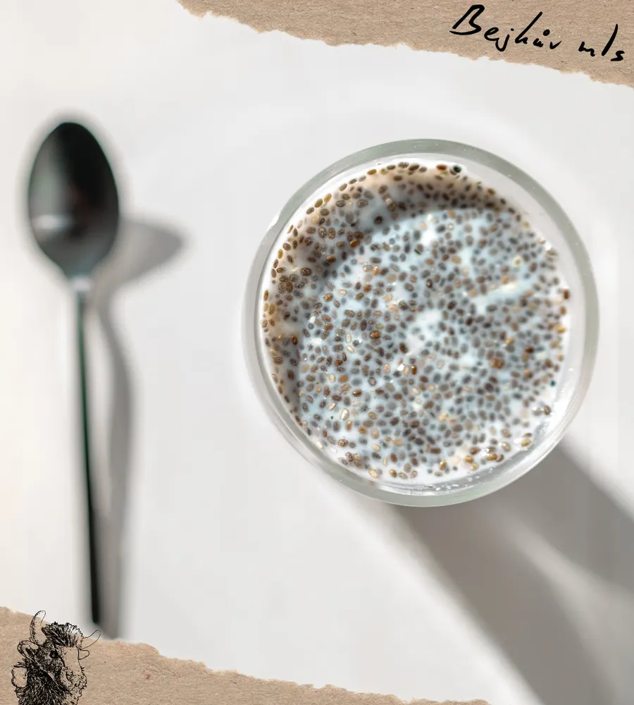 Chia pudink je jednoduchá, rychlá a chutná veganská snídaně