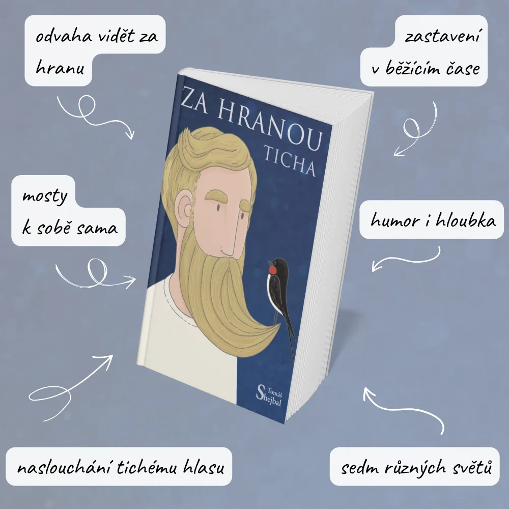 Kniha Za hranou ticha s popisky